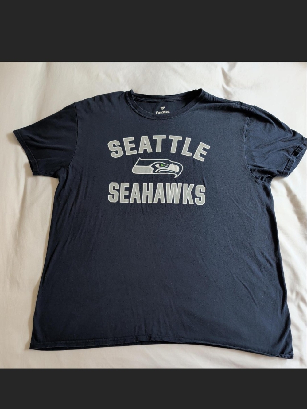 Fanatics Seattle Seahawks Navy Graphic T-Shirt